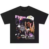 2025 Future Hip-hop Rapper T-shirt American Short Sleeve Vintage High-quality Trendy Brand Hot Hot Sale Popular Styles