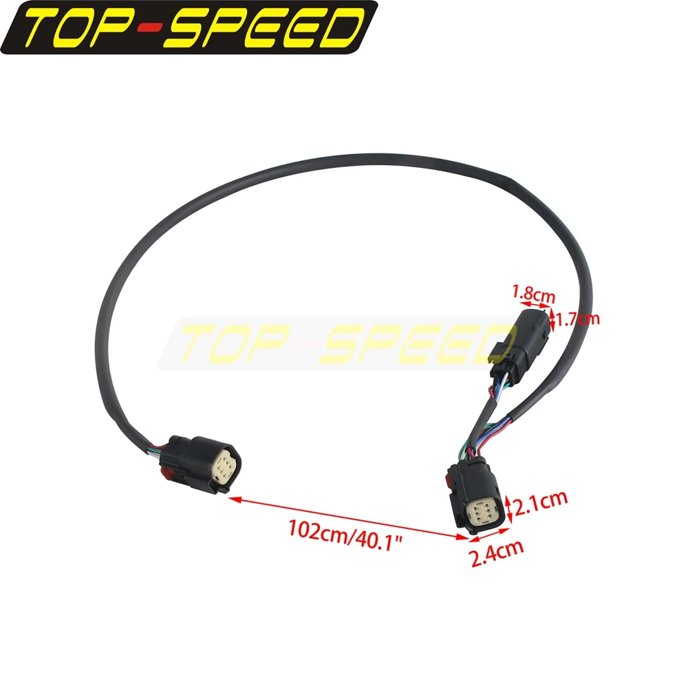6 Pin Quick Connector Disconnect Plug Extension Cable Wire Harness Patrs For Harley Touring Ultra Limited Road Glide 2014-2023