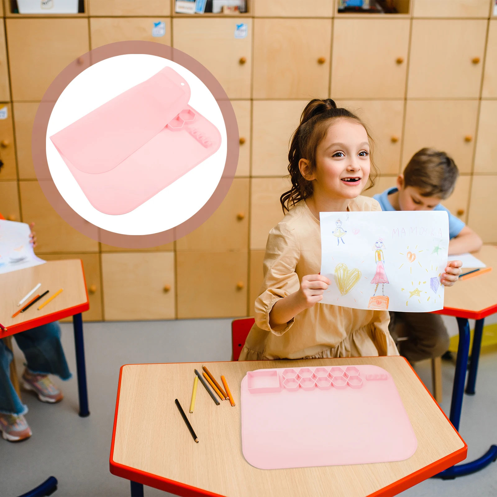 سيليكون الحرفية حصيرة غير عصا قابلة لإعادة الاستخدام Diy بها بنفسك اللوحة حصيرة لصب الراتنج المائية الطين الفن الاطفال الطلاب مشاريع الايبوكسي #5