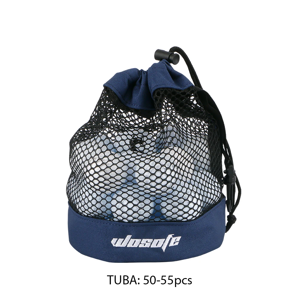 1pc Golf Ball Bag, Mesh Nylon Storage Ball Bag,Drawstring Holder, with Hanging Plastic Clip,Convenient To Hang On Golf Bag