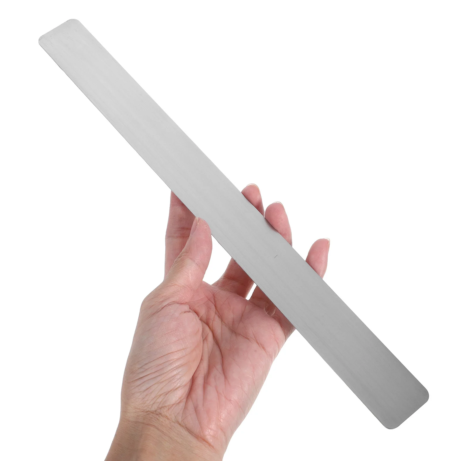 5 قطع من 5 قطع من شريط لوحة الإعلانات المغناطيسية المعدنية اللاصقة الفضية لشرائط السبورة المغناطيسية #4