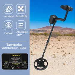 TC-200 New Upgrade Metal Detector Underground Wire Iron Metal Gold Detector Adjustable Tracker for Treasure Search New