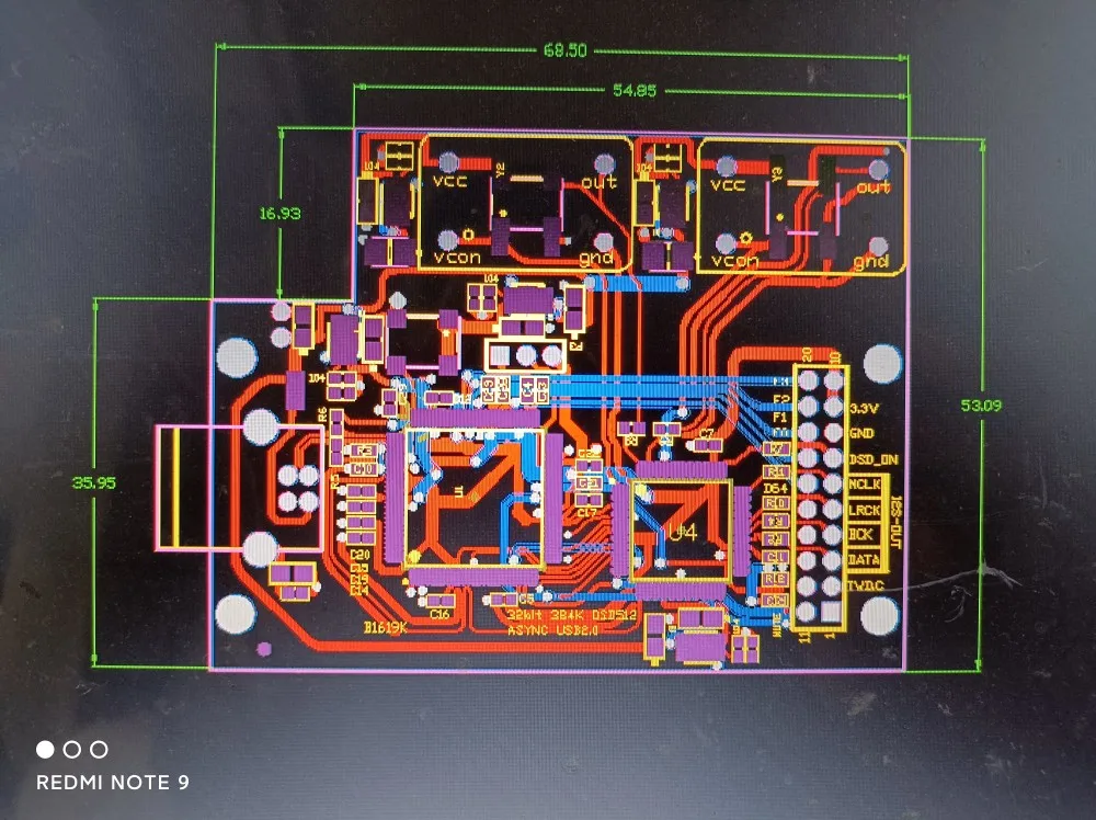 latest upgrade Italian USB asynchronous clock digital interface five LT3042 independent power supply