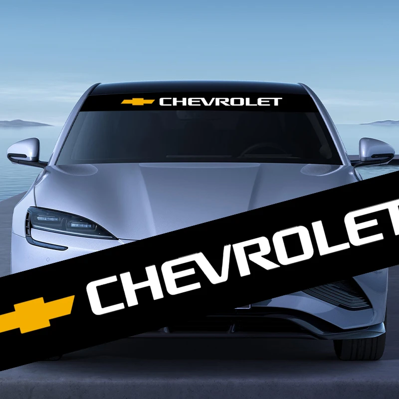 

Декоративная наклейка на переднее окно автомобиля для Chevrolet Cruz Mai Rui Bao Cobalt Impala Onix pioneer Explorer Bolt EUV Tahoe Trax