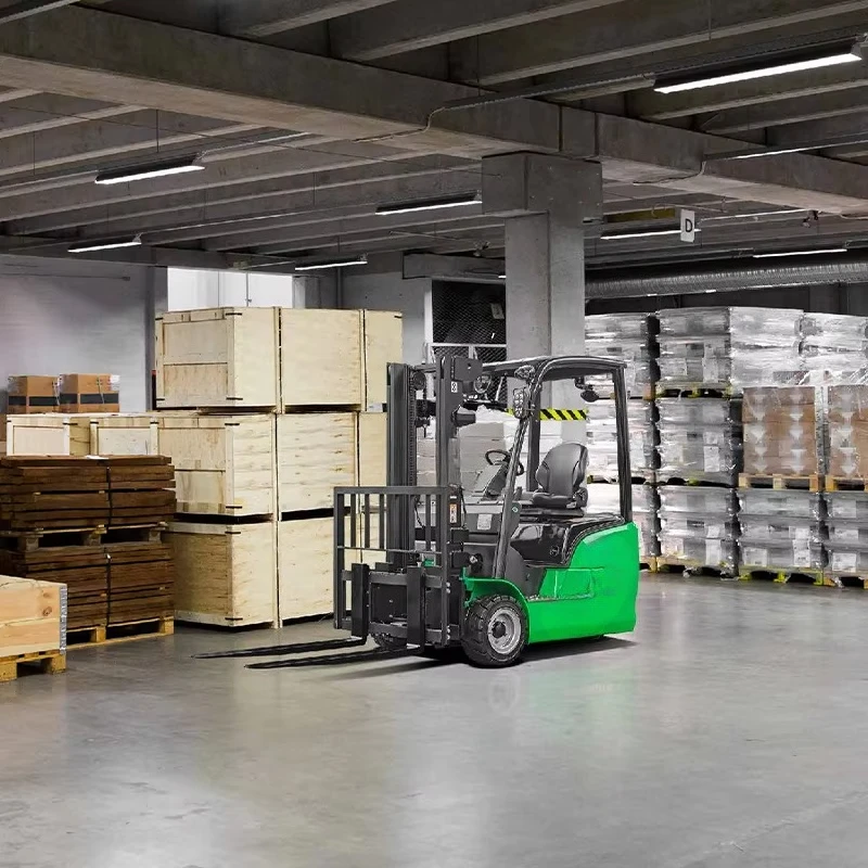 Cold Chain 4 Wheel Electric Forklift 2 Ton For Frozen Food Warehouse Freezer Storage Pallet Transport Low Temperature Customized