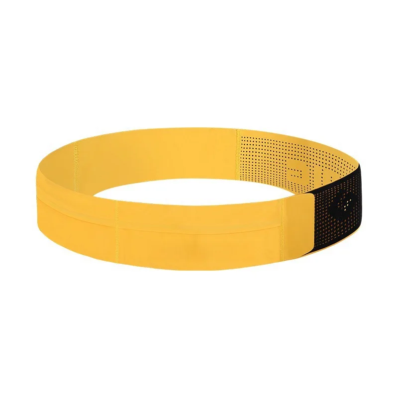 1 sac banane de sport, sac pour téléphone portable, équipement de fitness en plein air, sac de course, sac de ceinture invisible mince d'alpinisme marathon, porte-monnaie unisexe, sac pour téléphone portable, petit sac élastique portable