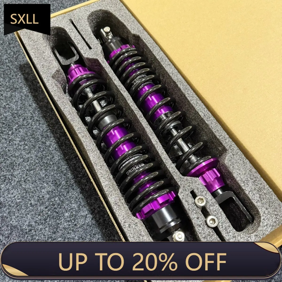 

SXLL Gy6 200cc Motorcycle Universal 320mm Adjustable Rear Shock Absorber