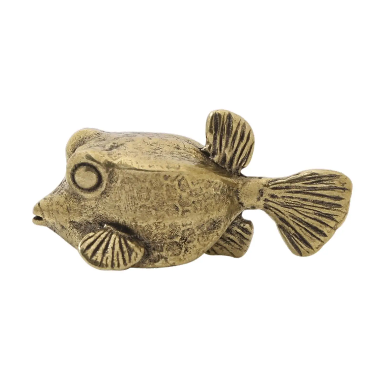 

Deep Sea Fish Staute Miniature Fish Figurine for Bedroom Entrance Cabinet