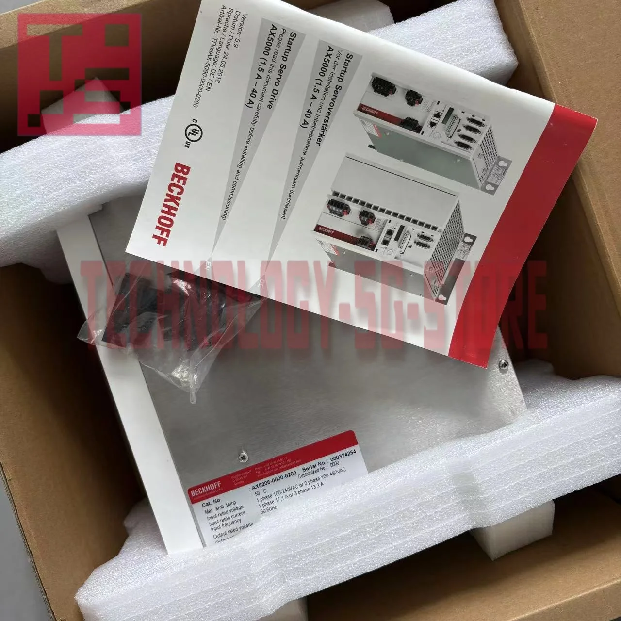 محرك سيرفو جديد في الصندوق AX5125-0000-0200 #6