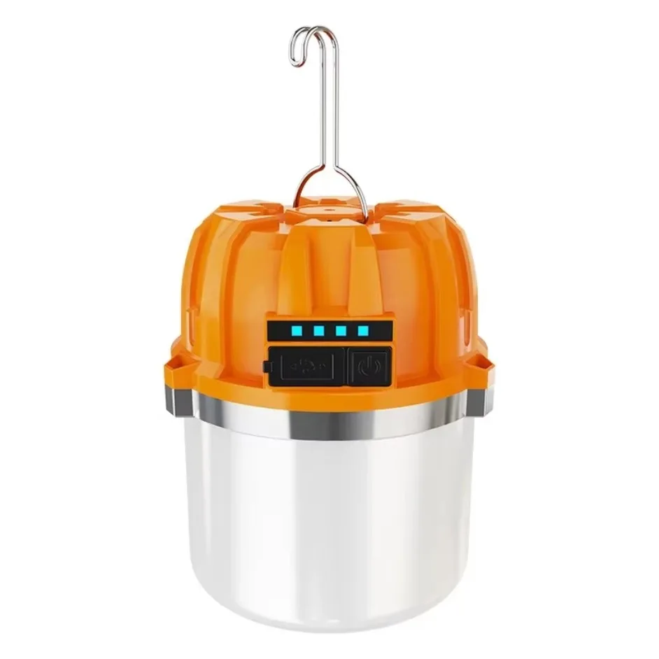 

Built-in Battery Powerful USB Rechargeable LED Camping Lights Outdoor Camping BBQ Tents Hanging Lantern Emergency Power Bank