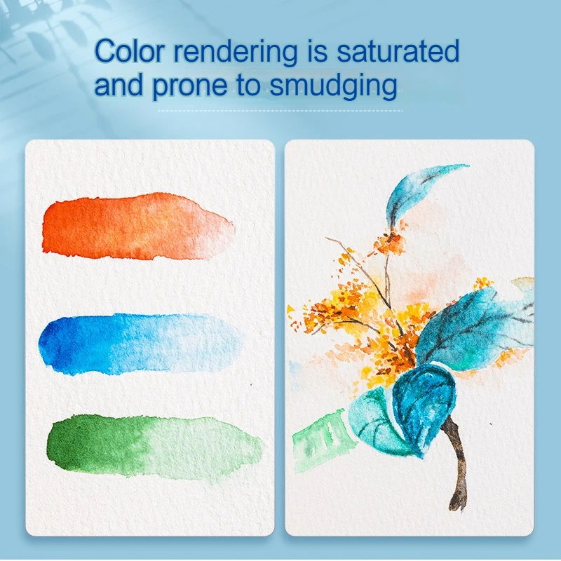 Watercolor Pad 300gsm Paper Thickened Cotton Pulp School Supplies Aquarela Students Grade Artist Drawing Painting Writing Paper image 3