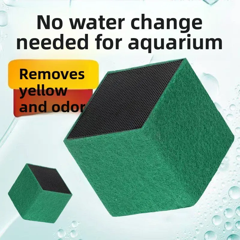 

Большой экологичный фильтрующий куб для аквариума, система очистки воды, многоразовый, из экологичных материалов, Cred Proce