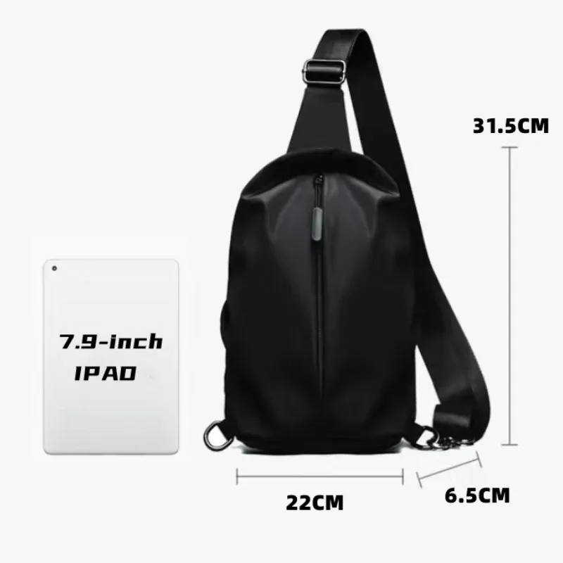 Men Chest Bag Multifunction Crossbody Waist Bag Unisex Causal Pouch Outdoor Messenger Bags Anti Theft Mobile Phone Purse Bag