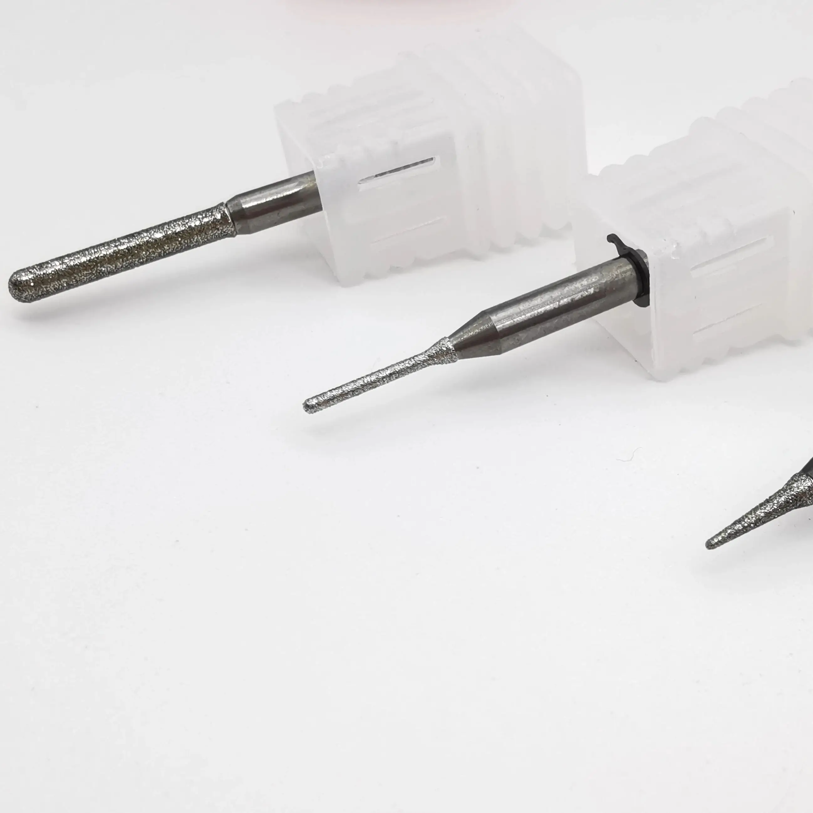 Glass Ceramic Milling Burs for VHF Emax Milling Burs Shank 3mm Length 35mm 2.4/1.0/0.6 Grass Ceramic Milling Burs for VHF