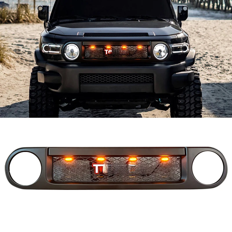 

Подходит для комплекта решеток радиатора FJ Small Yellow Light Grille Kit FJ Cruiser