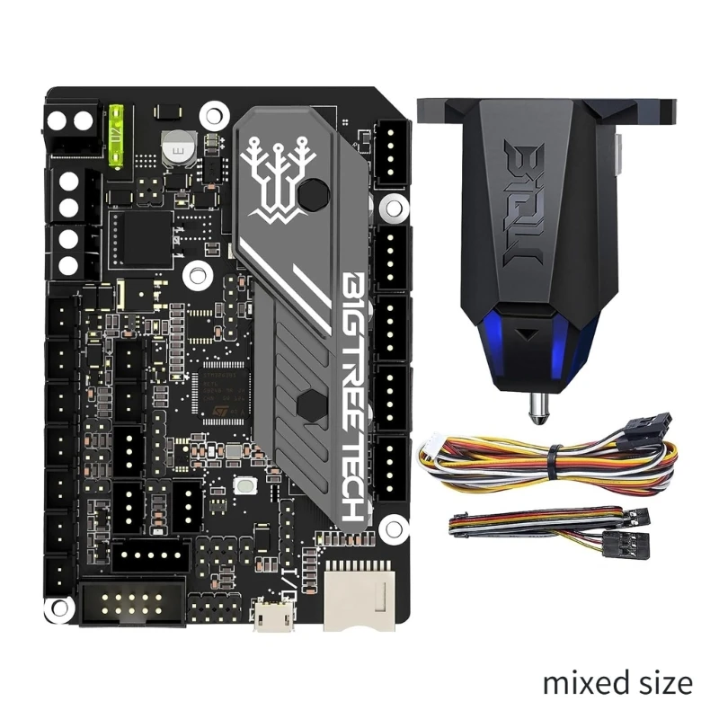 Imagem -06 - Skr Mini-e3 V3.0 Placa de Controle com Tmc2209 Uart Impressora 3d Placa Silenciosa Microprobe Kit v2 Ender3 Ender3pro 32bit