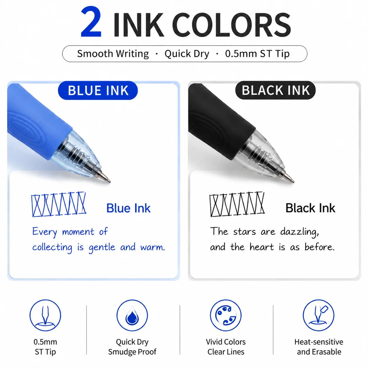 4 Adet Silinebilir Jel Kalem S - Retractable Eraser Pen Click incelemesi ve fiyatı
