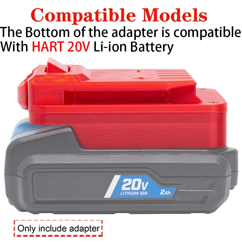 Adapter for Craftsman V20 Li-ion Tools Convert To HART 20V LI-ion Battery Adapter Power Tool  Accessories