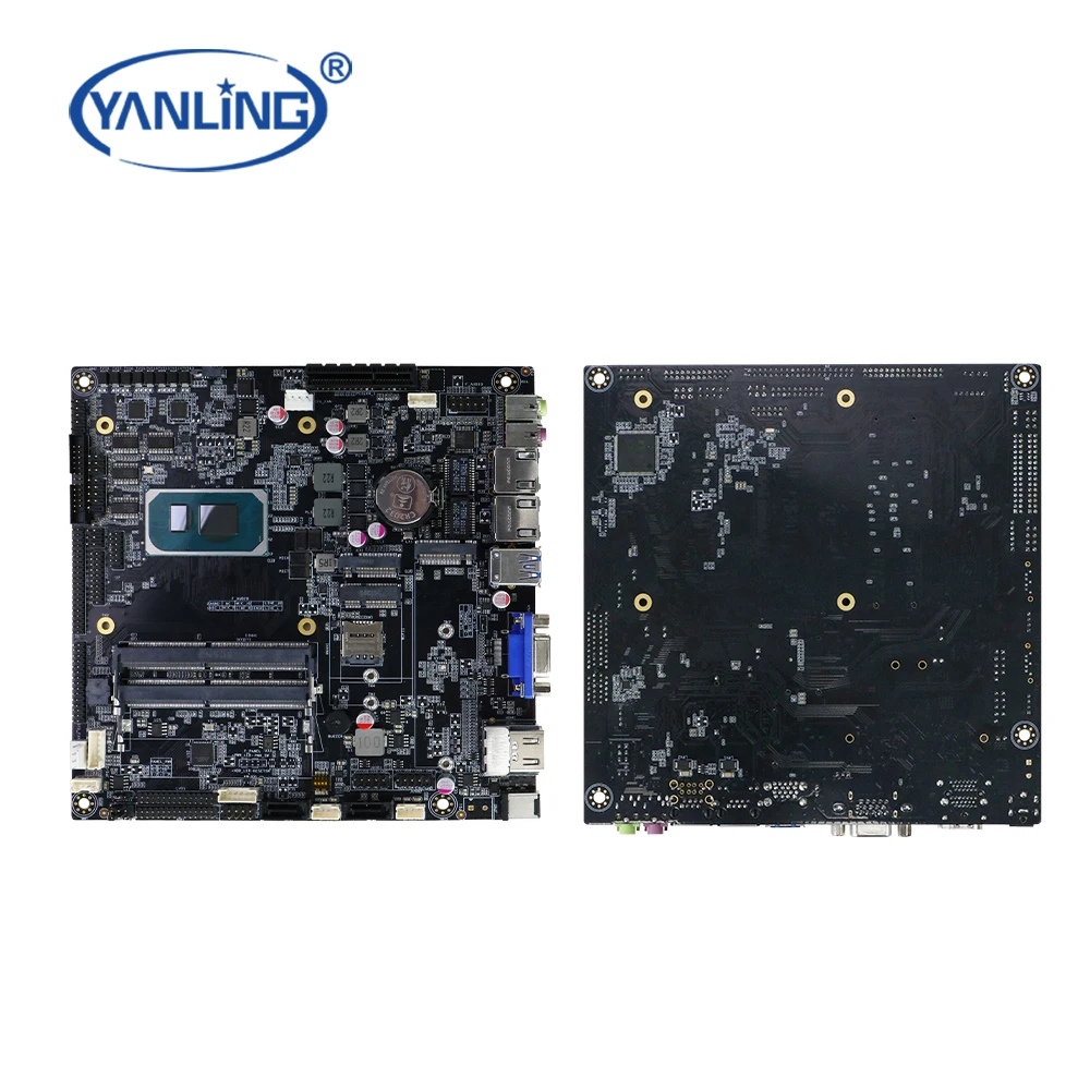 11th Generation Intel Tiger Lake UP3 Series Single Channel DDR4 Memory New Industrial Mini PC Motherboard 170x170mm