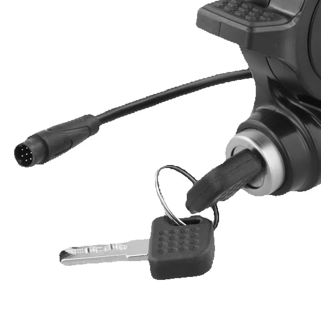 Black Accelerator Switch With Key Power Lock Replacement For Kukirin  G2 Master Electric Scooter Heavy duty Scooter Spare Part