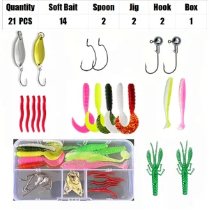 Set of fishing bait 18/21/59/142 pcs Vib Kit mixed bait southern Minrow Popper hooks All freshwater fishing accessories 8 Main Sales Popper - №2