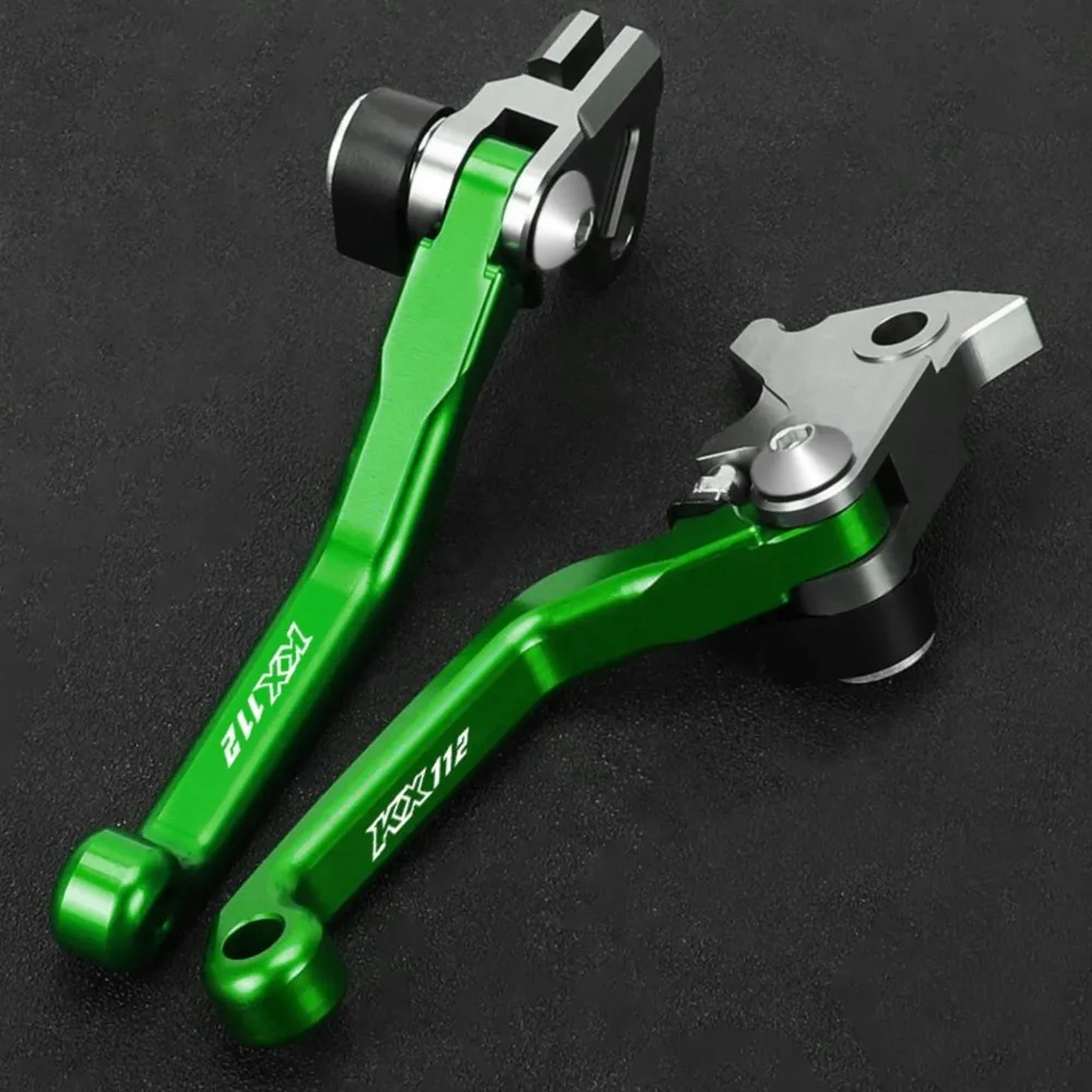 

Motocross Aluminum Alloy Folding Pivot Brake Clutch Levers Handle For KAWASAKI KX112 2022 2023 2024 Motocross Off-Road Dirt Bike