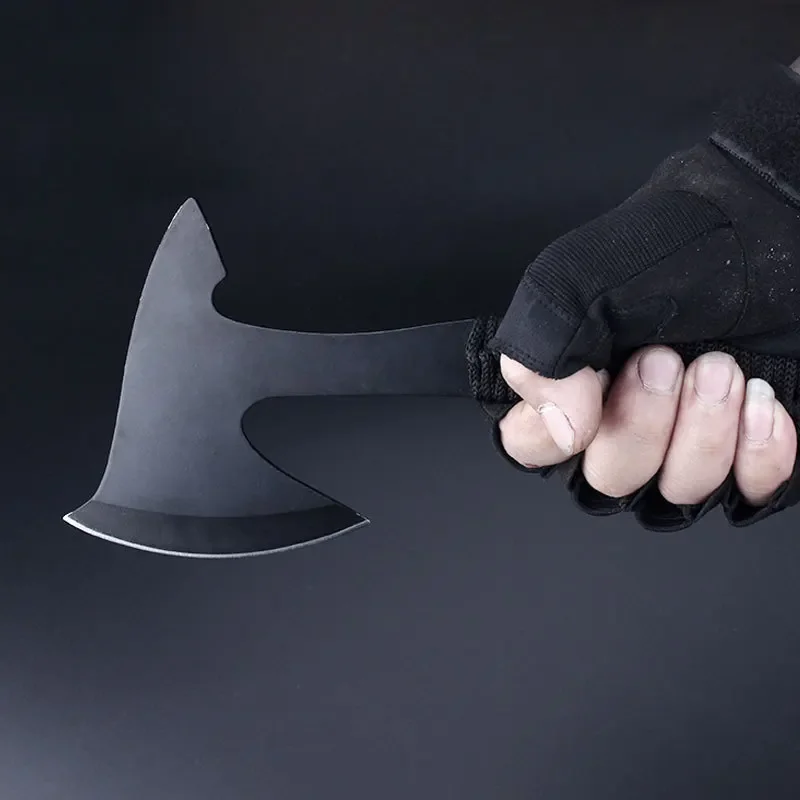 فأس تكتيكي متعدد الوظائف لقطع الجبال وقطع الخشب ومكافحة الحرائق والتخييم والبقاء في الهواء الطلق وأعمال النجارة