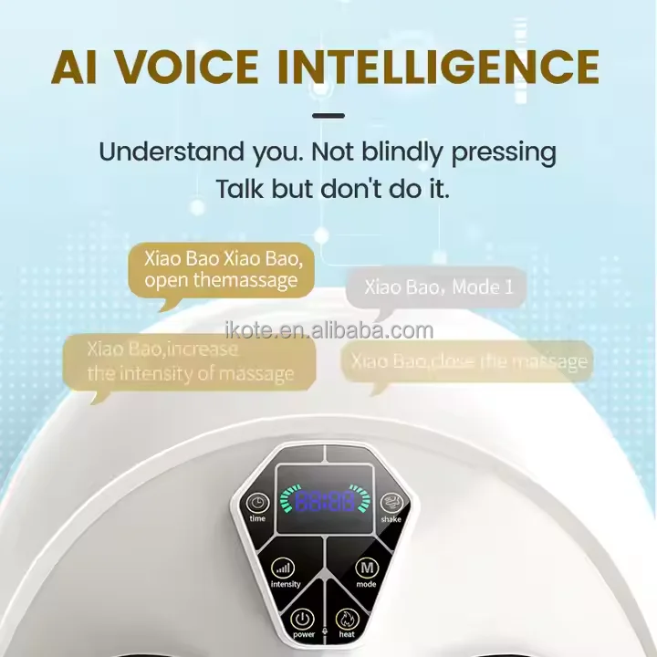 5D Pełny masaż Ogrzewanie elektryczne Kompresja Poduszka powietrzna Wibrujący masażer do stóp Shiatsu