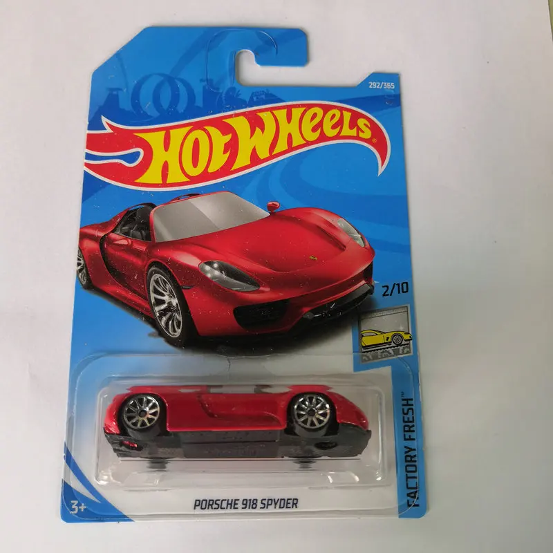 2018-292 HOT WHEELS 1:64 PORSCHE 918 SPYDER diecast car model gifts