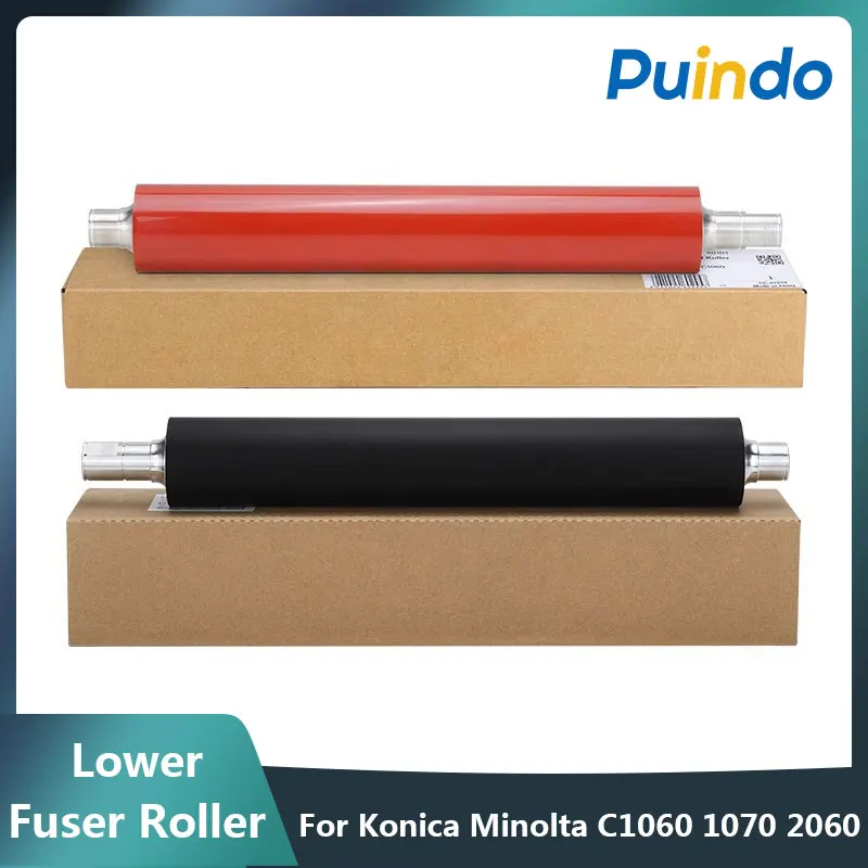 A50U765500 Lower Fuser Roller For Konica Minolta C1060 1070 2060 2070 3070 3080 4065 4070 4080 7090 7100 71HC 83HC