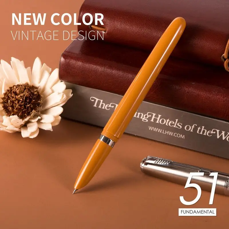 JinHao Fountain Pen 86 Rotating Pen Cap Ancient Style Pens High Appearance Back To School Gift Business Practice Calligraphy Pen
