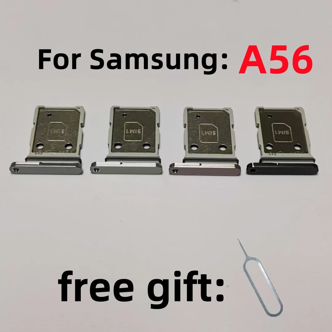 Bandeja adaptadora de cartão micro sim para samsung galaxy a56 SM-A566 a566b a566e a566m bandeja de cartão chip slot gaveta titular peça de substituição