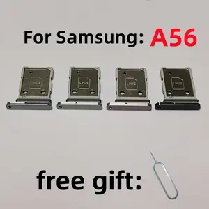 Bilashmart Micro SIM Card Adapter Tray Samsung Galaxy A56 SM A566 A566B A566E A566M Card tray chip slot drawer Holder Replacement Part