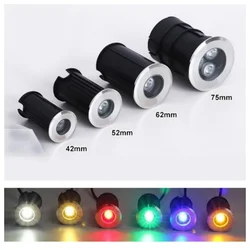 1W3W LED IP68 Waterproos Swimming Pool Fountains Pond Square Underwater Light Garden Underground Lamp Pathway Deck Spot Lighting