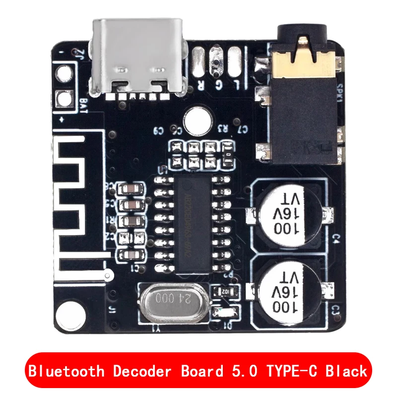 Mini Bluetooth 4.1/5.0 Decoder Board Audio Receiver BT5.0 PRO MP3 Lossless Player Wireless Stereo Music Amplifier type-c Module