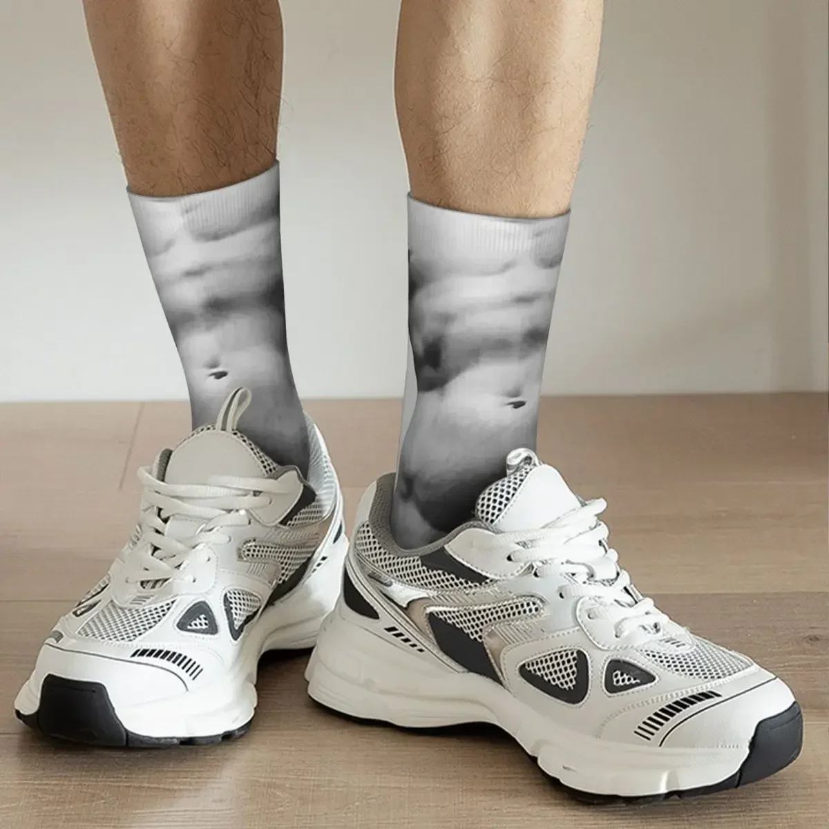 Calcetines de escultura David Harajuku para hombre y mujer, medias absorbentes de sudor, calcetines largos para todas las estaciones, accesorios para regalos