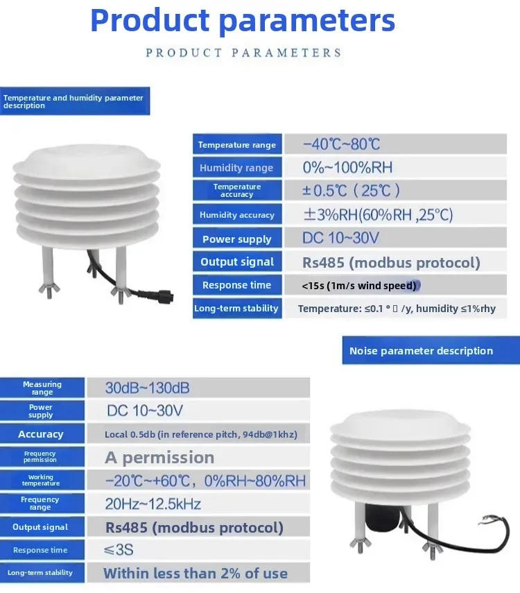 Windgeschwindigkeits- und Richtungssensor, Sender für den Außenbereich, spezielle Messung für die landwirtschaftliche Umweltüberwachung