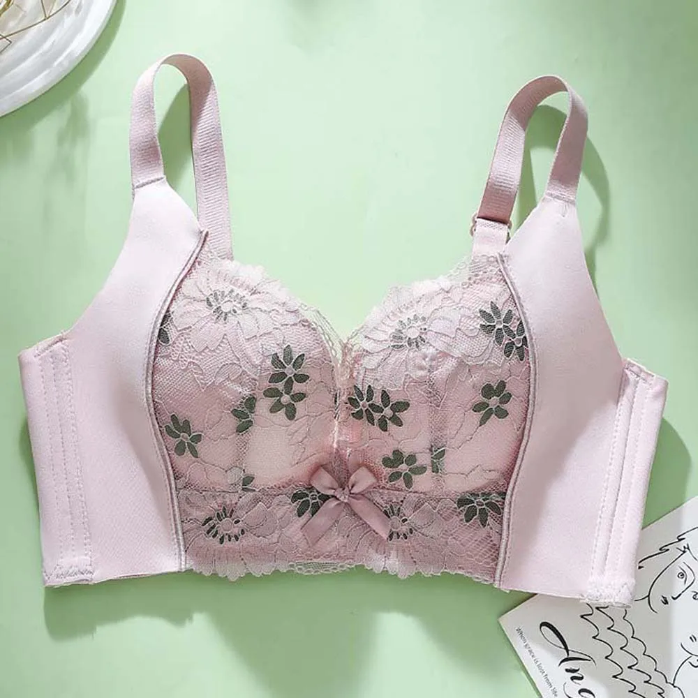 Seni raccolti Reggiseno a V profondo senza fili Reggiseno push up antiurto aderente Reggiseno regolabile con coppa grande per donna