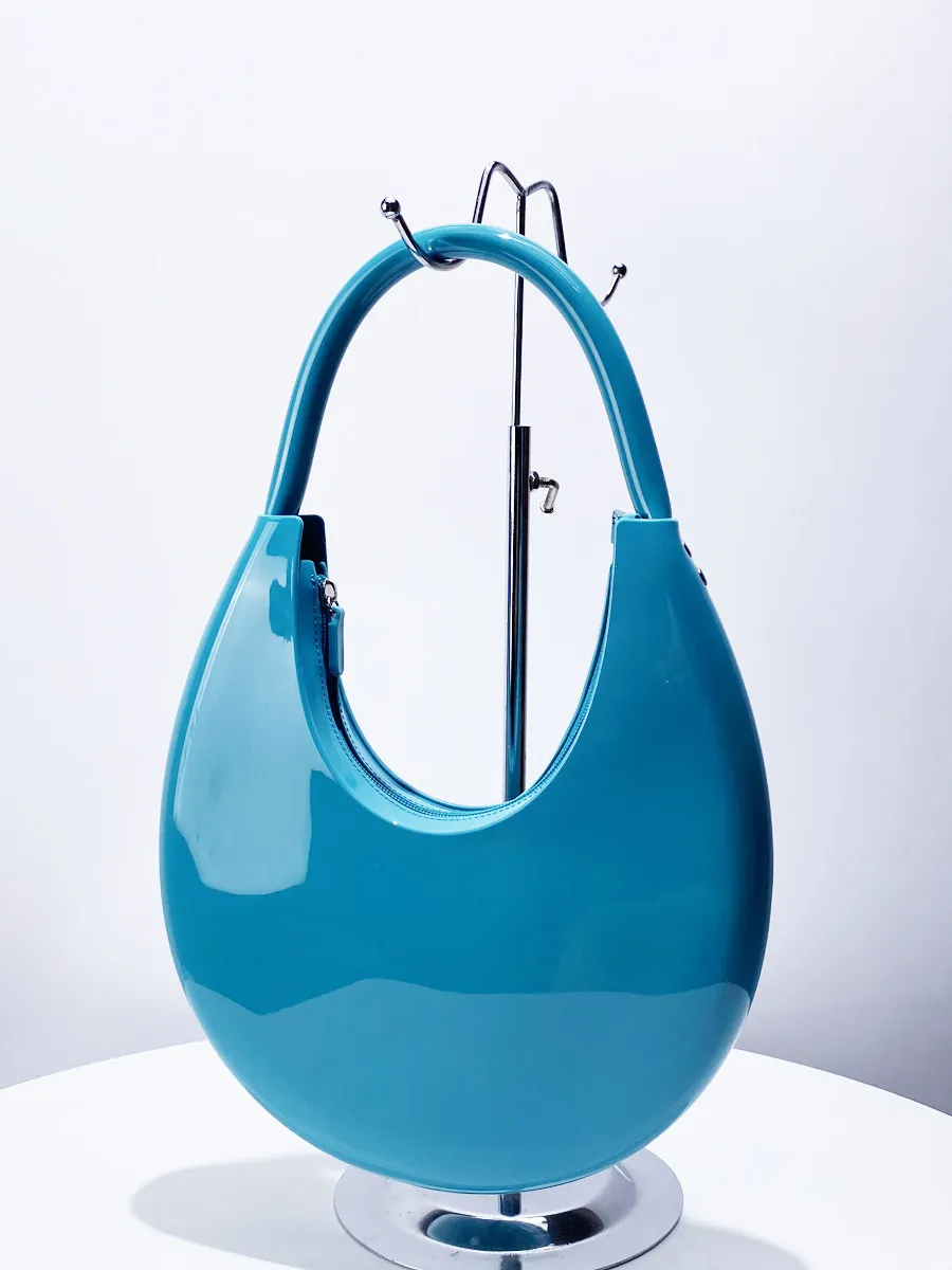 Designer Brand Japanese and Korean Style Jelly Bag New Personality Fashion Macaron Handbag Shoulder Armpit Bags for Women