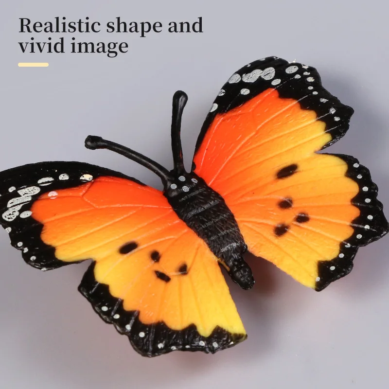 Schmetterling Insekt Modell Tier Actionfiguren Lernspielzeug Simulierte Sammlung Dekoration Insektenspielzeug für Kinder