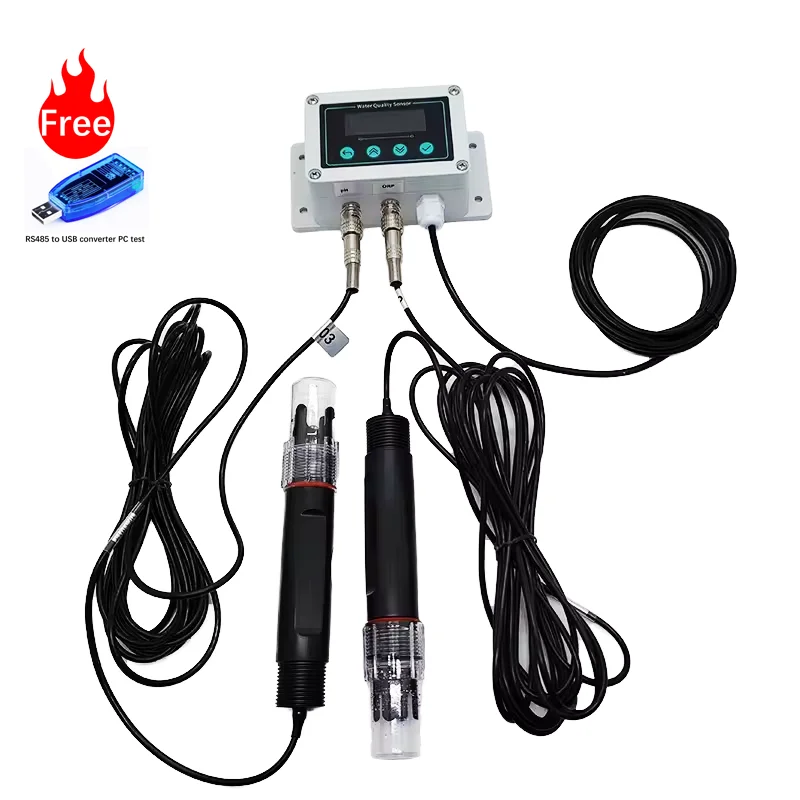 Water Quality Sensor With Screen To Measure PH ORP And Temperature Simultaneously