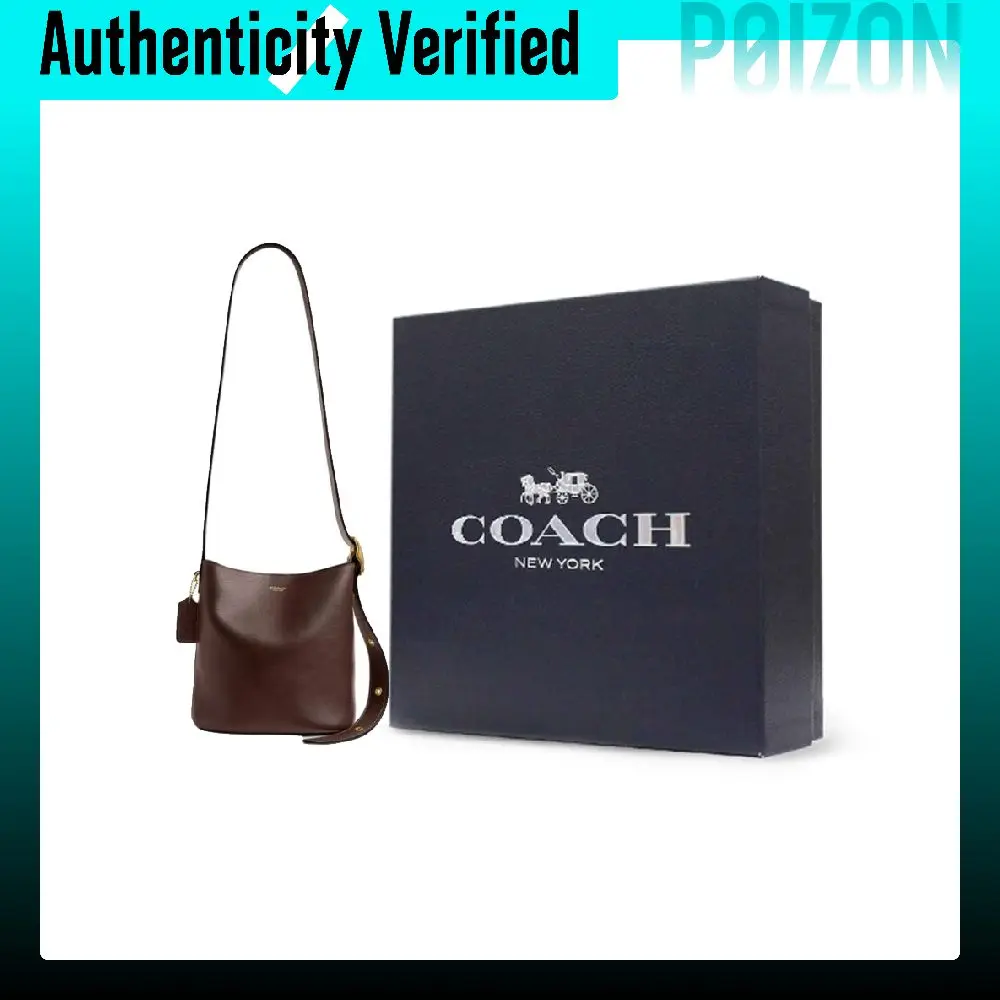 COACH Bleecker Cow Leather Crossbody Bags Small Women's Maple Brown CCX07-B4MPL