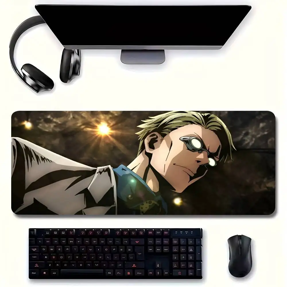 Nanami Kento Jujutsu Kaisen Mousepad Non-slip Suitable For Office Computers Laptops E-sports Game Desk Mats XXL Keyboard