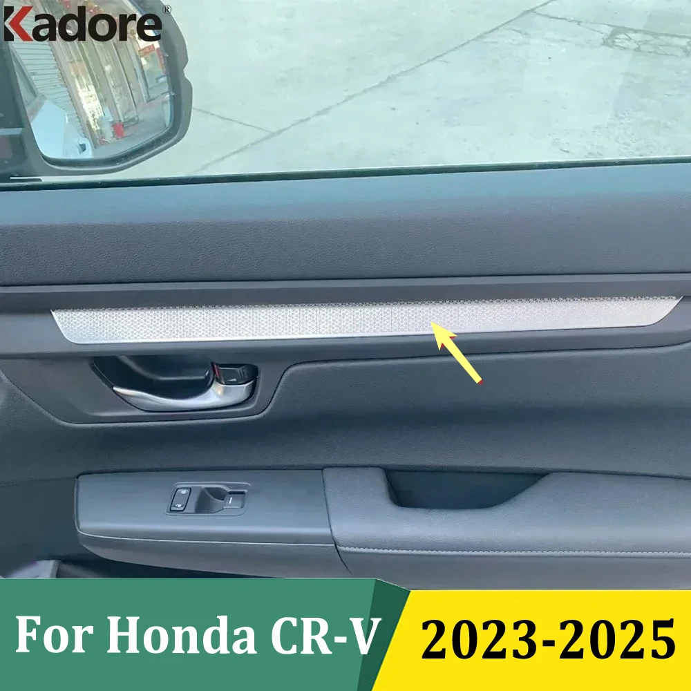

Для Honda CRV CR-V 2023 2024 2025 украшение для боковой двери, защитная молдинговая крышка, накладка, наклейки, аксессуары для салона автомобиля