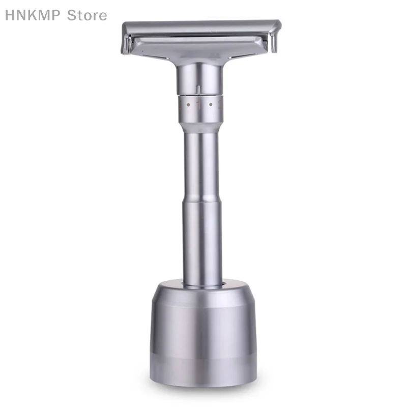 Razor Solo Stand/Base Brushed Aluminum Alloy Adjustable Safety Razor Stand