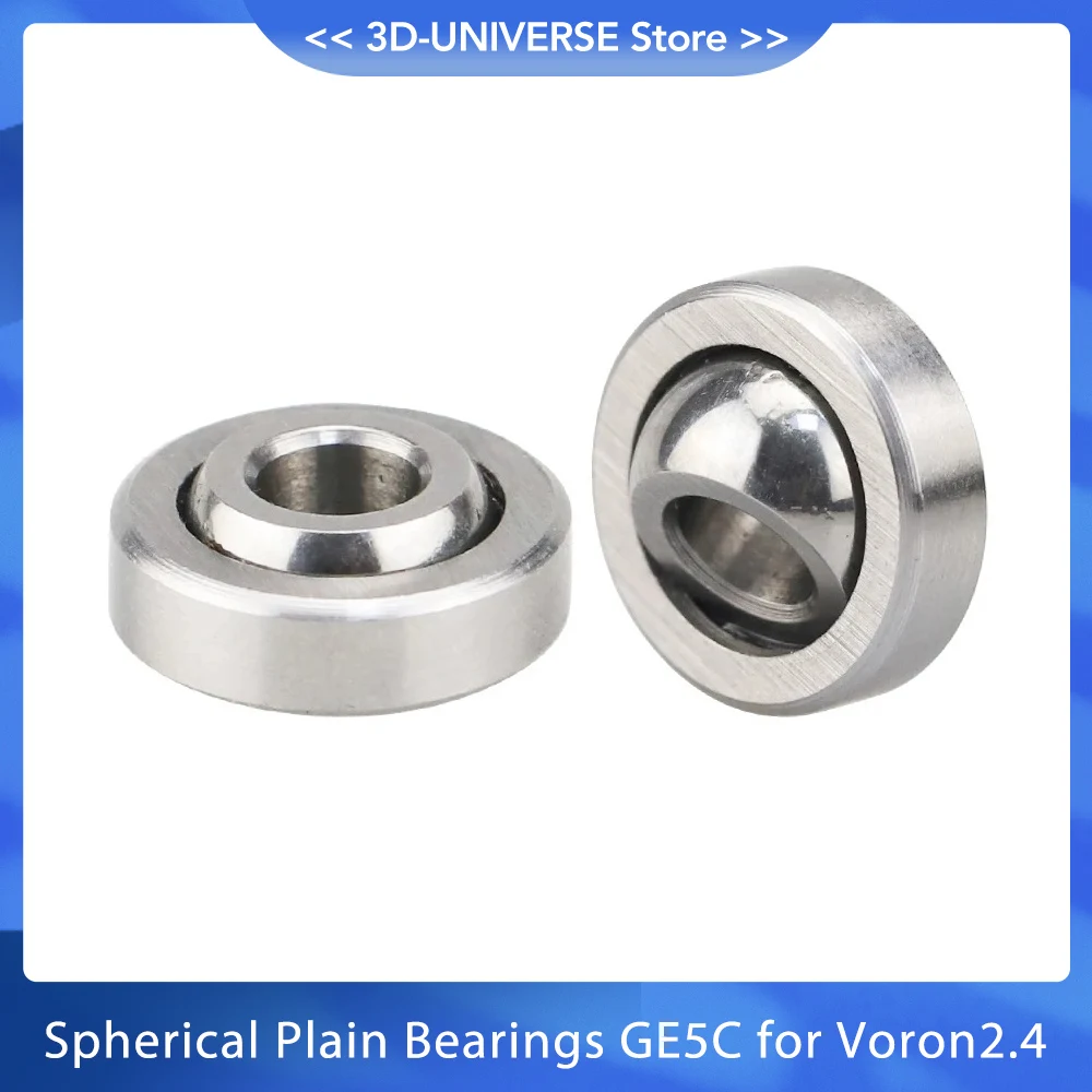 1 Piece Self-lubricating Radial Spherical Plain Bearings GE5C for 3D Pinter Voron 2.4 Voron Trident