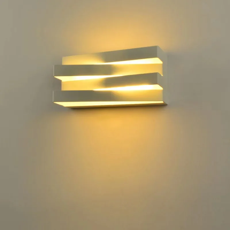 Modern Minimalist Style Geometric Wall Lamp Home Decoration Living Room LED Lights Bedroom Background Lighting Fixtures