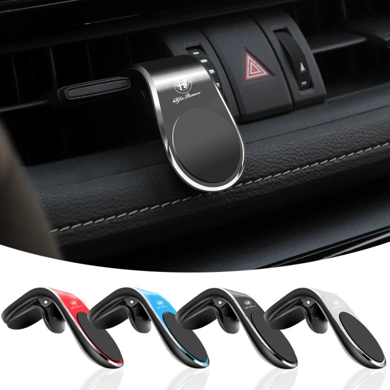 Suporte magnético do telefone do carro carregador sem fio para alfa romeo 159 giulietta giulia 147 mito 156 gt stelvio f1 brera volante