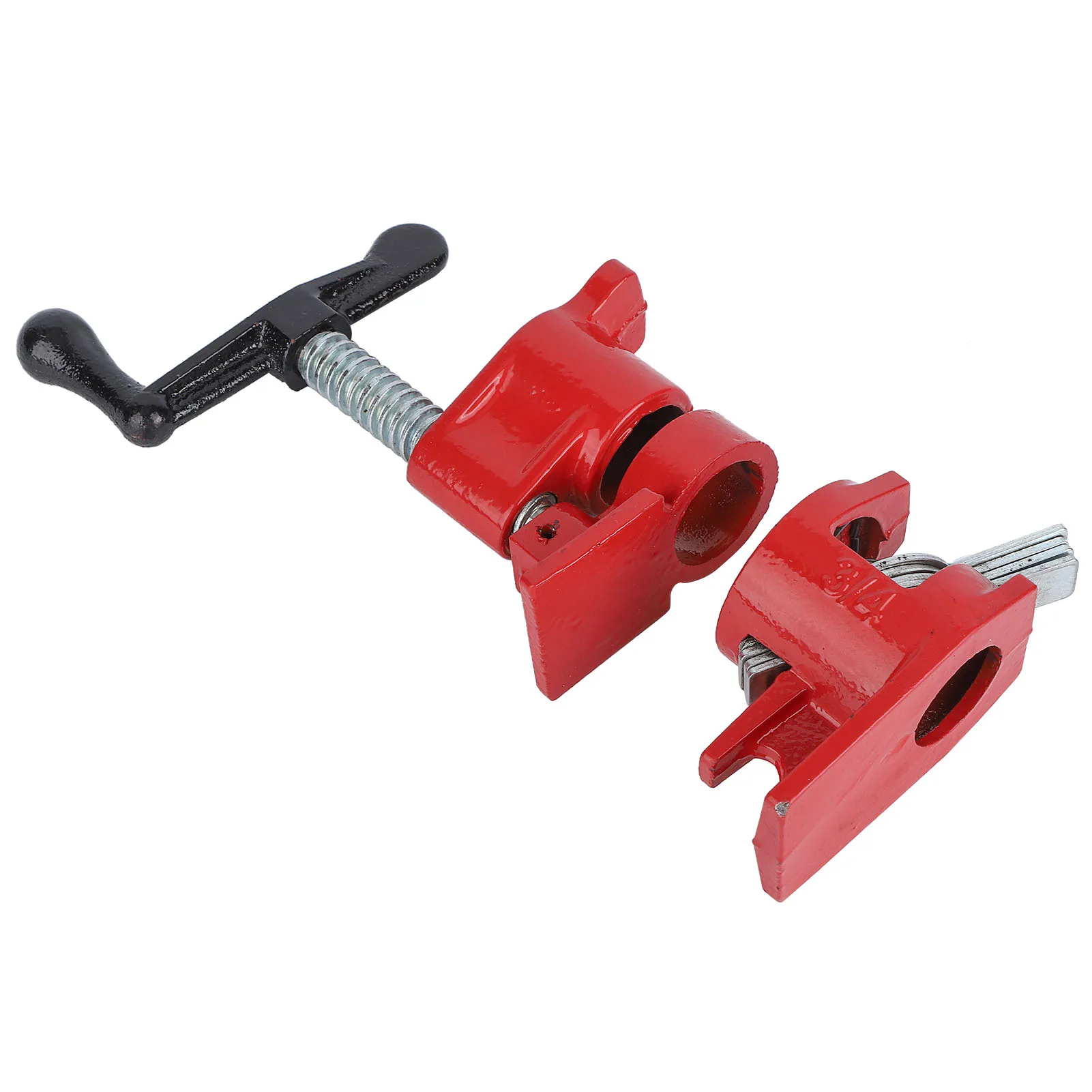 4 Sets Houten Klem Pijpklem 3/4 "Quick Release Hout Gelijmd Klem Gietijzeren Pijp Zware Timmerman Tool