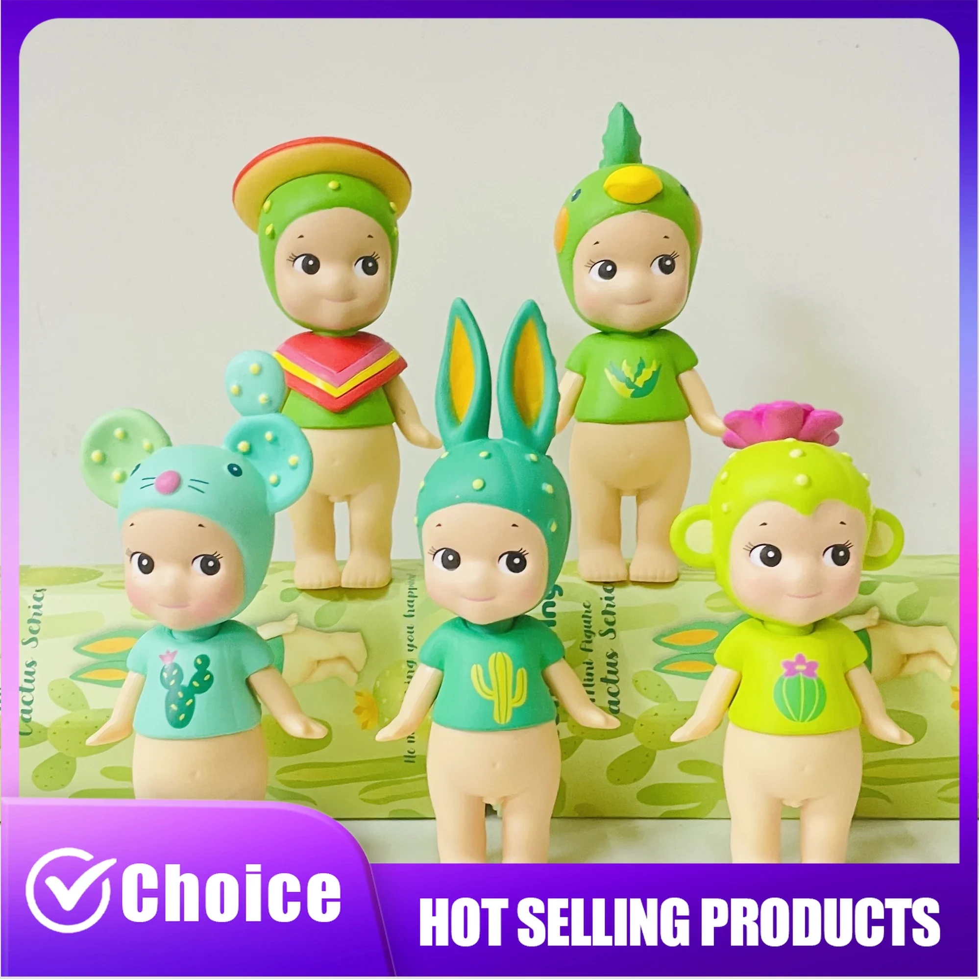 

Sonny Angel Cactus Series Kawaii Anime Figure Blind Box 1pcs Cute Collectible Doll Home Decor Gift For Kids Fans Birthday Party